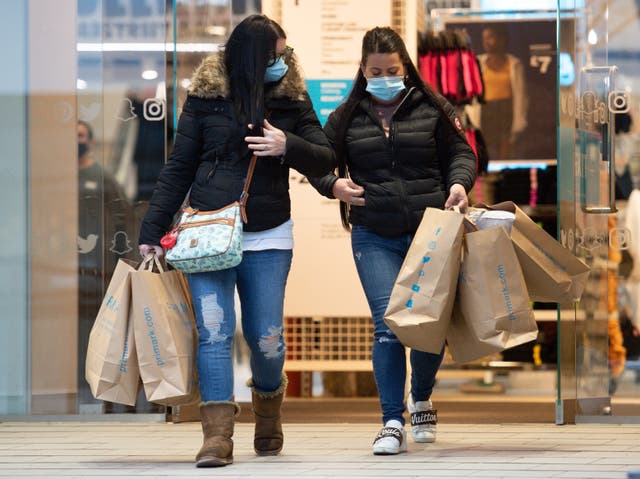 <p>Visits to clothes stores still lag far behind pre-pandemic norms </p>