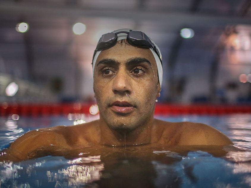 Syrian swimmer Ibrahim Al Hussein is one of six athletes in the Refugee Paralympic Team