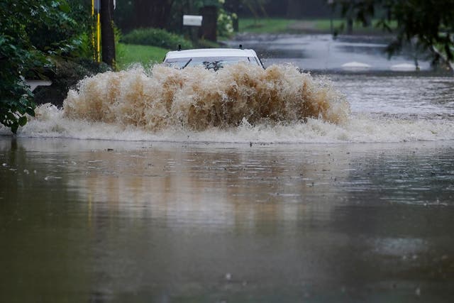<p>Flooding after Tropical Storm Fred makes its way through north and central Georgia on Tuesday</p>