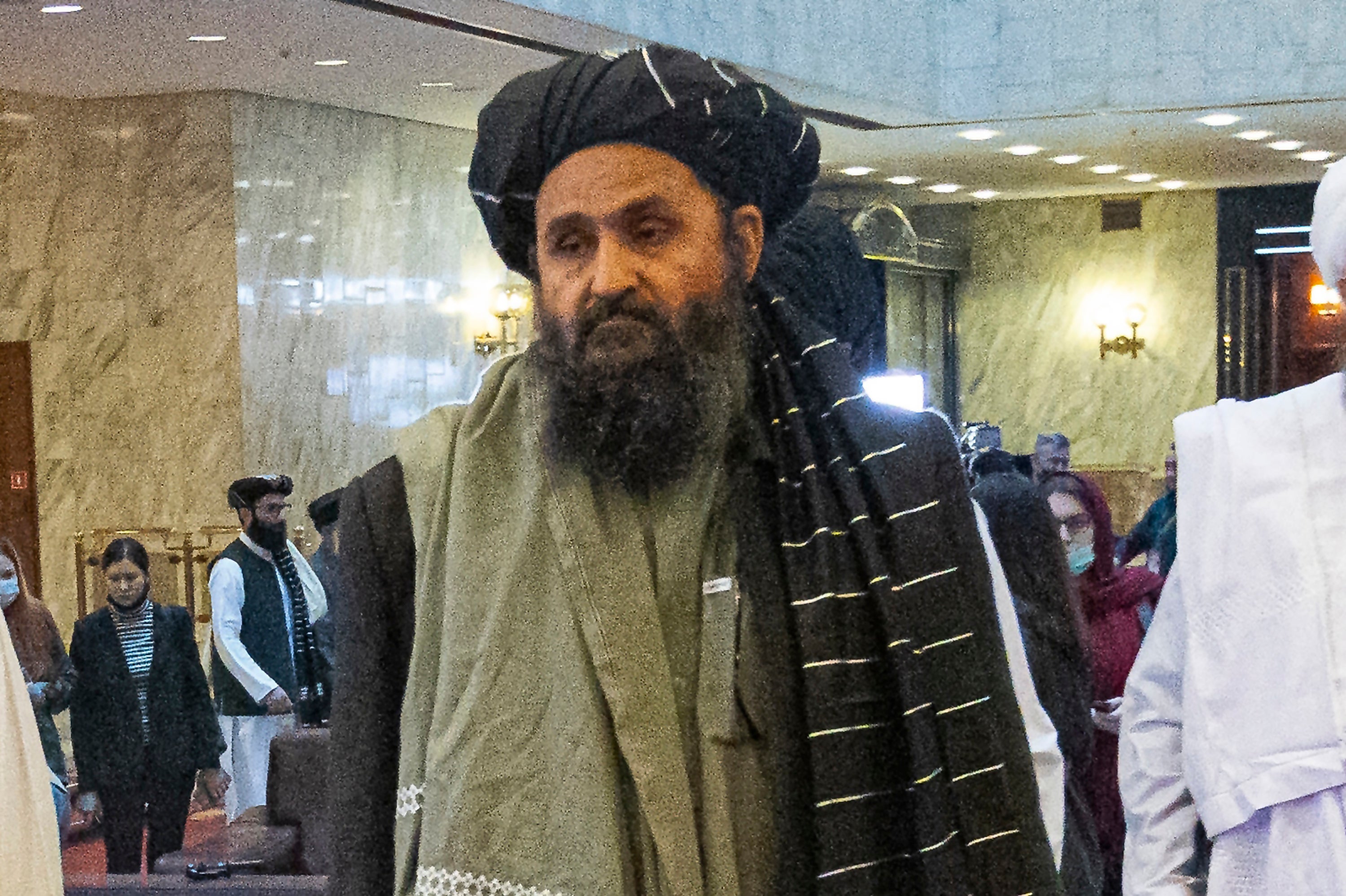Mullah Abdul Ghani Baradar, the co-founder of the Taliban, arrived in Kabul today ahead of talks on establishing a new government in Afghanistan