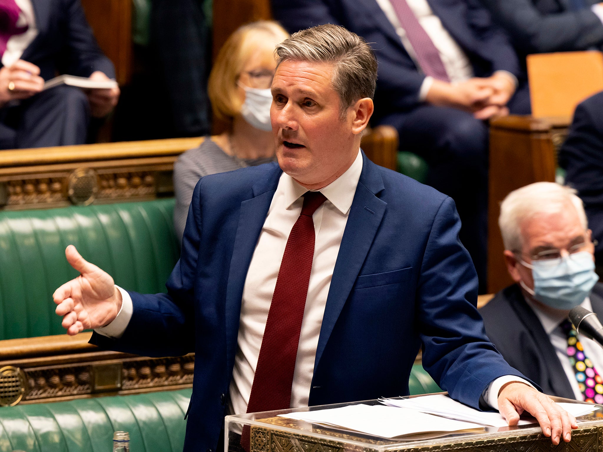 ‘We are betraying the Afghan people, who cannot be left to the cruelty of the Taliban,’ Starmer said in the Commons