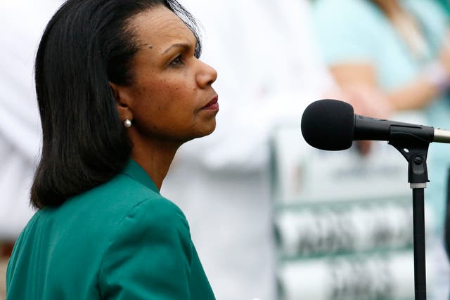 <p>Former Secretary of State Condoleezza Rice</p>
