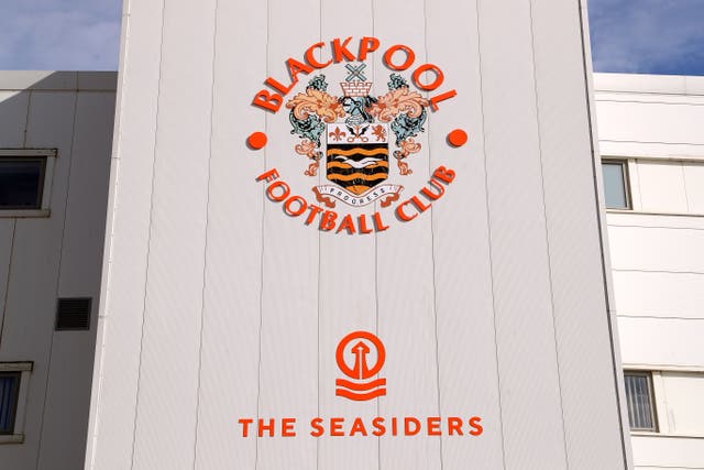 Lancashire Police is investigating an allegation of racism towards a Coventry player at Blackpool on Tuesday (Richard Sellers/PA)