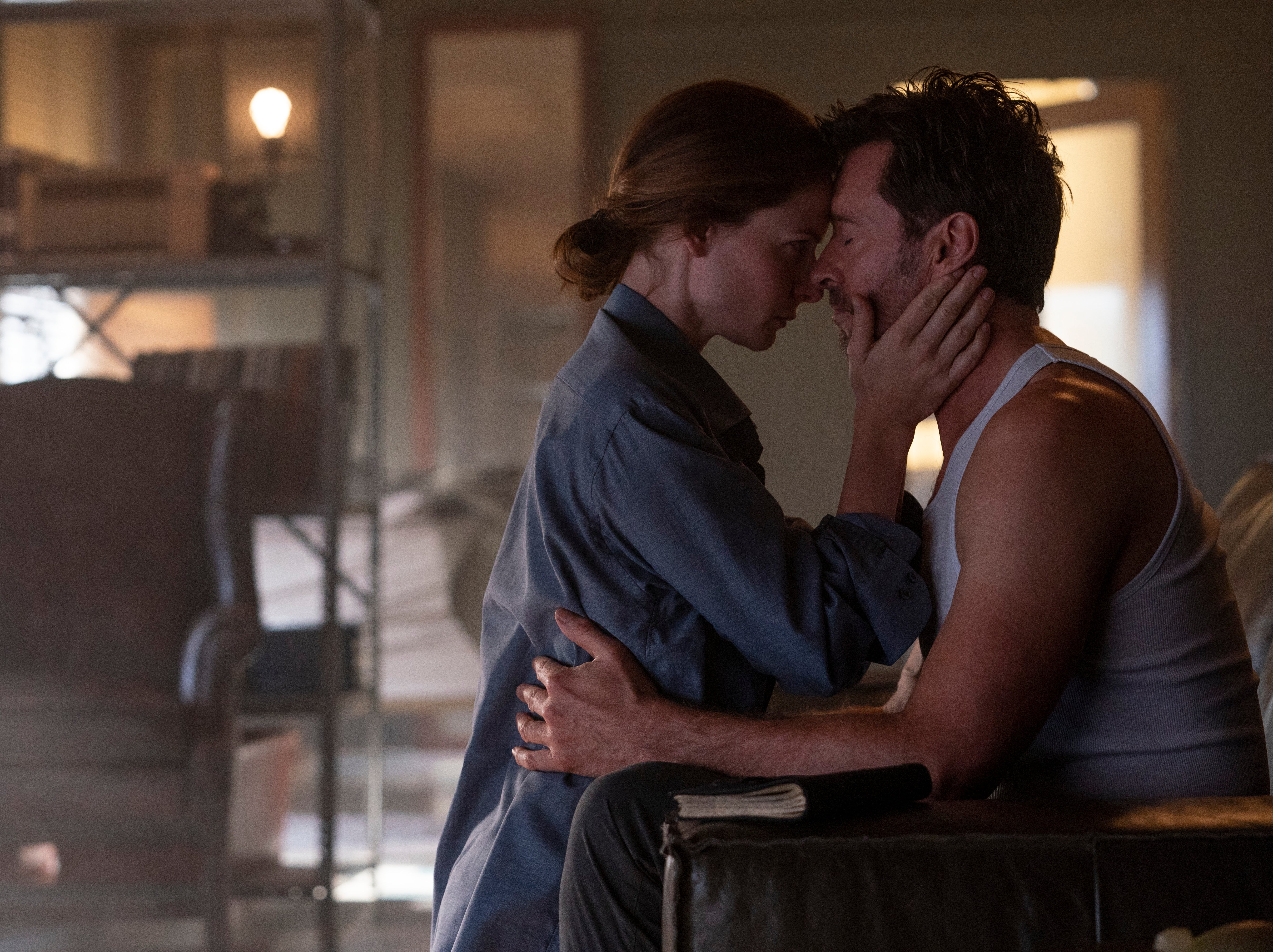 <p>Mutual guilt: Watts (Thandiwe Newton) and Nick (Hugh Jackman)  </p>