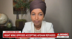 Ilhan Omar calls out Fox for anti-refugee rhetoric on Afghanistan: ‘This is their playbook’