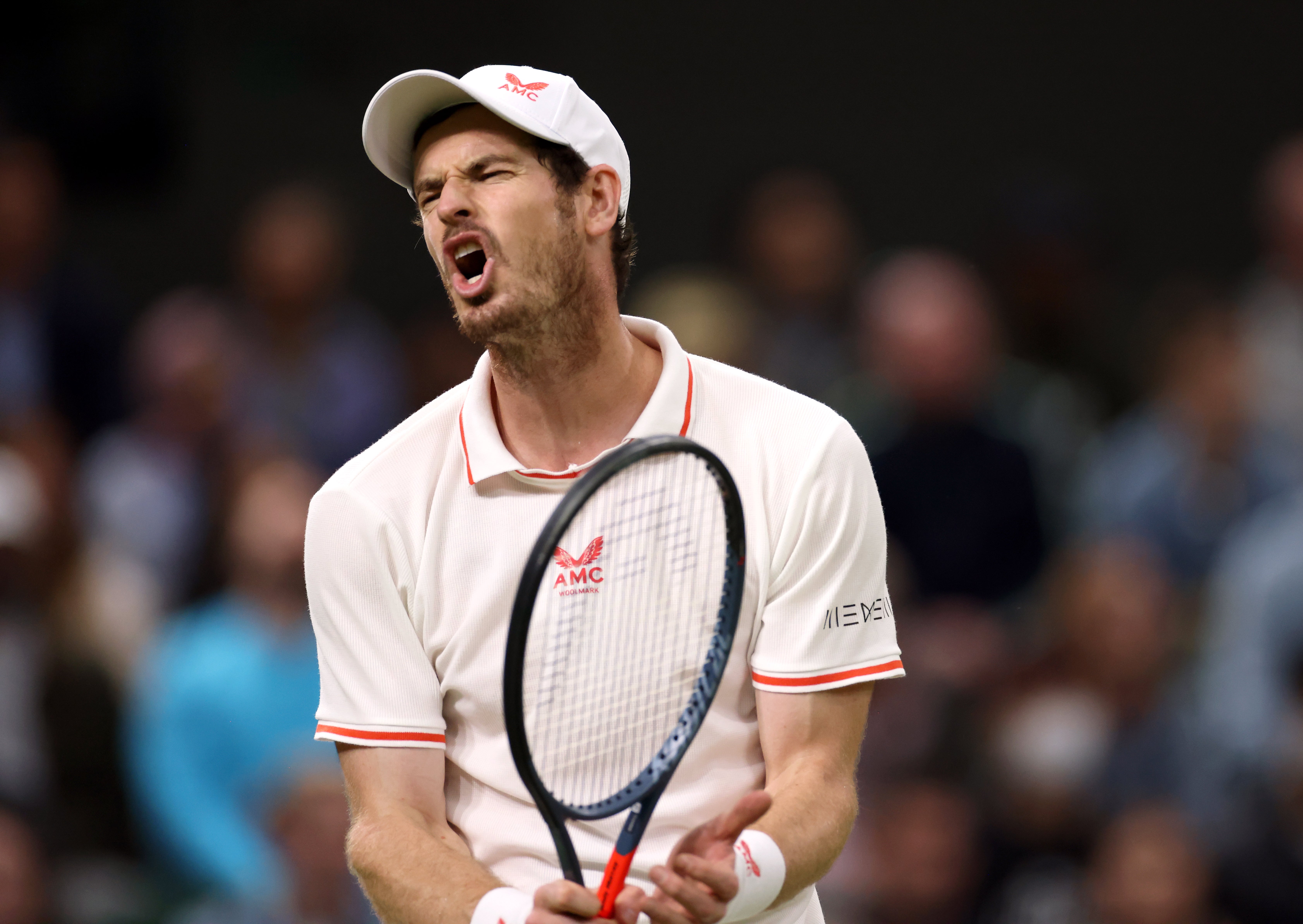 Andy Murray was beaten in straight sets (Steven Paston/PA)