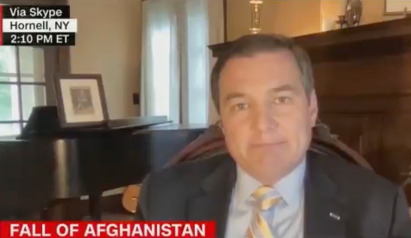 <p>Afghan vet Matt Zeller eviscerates Stephen Miller for saying refugees aren’t welcome</p>