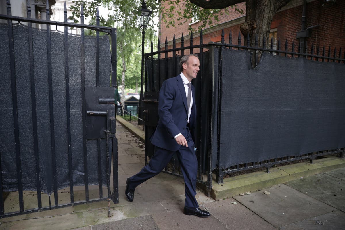Dominic Raab insists he won't quit over failure to make ...