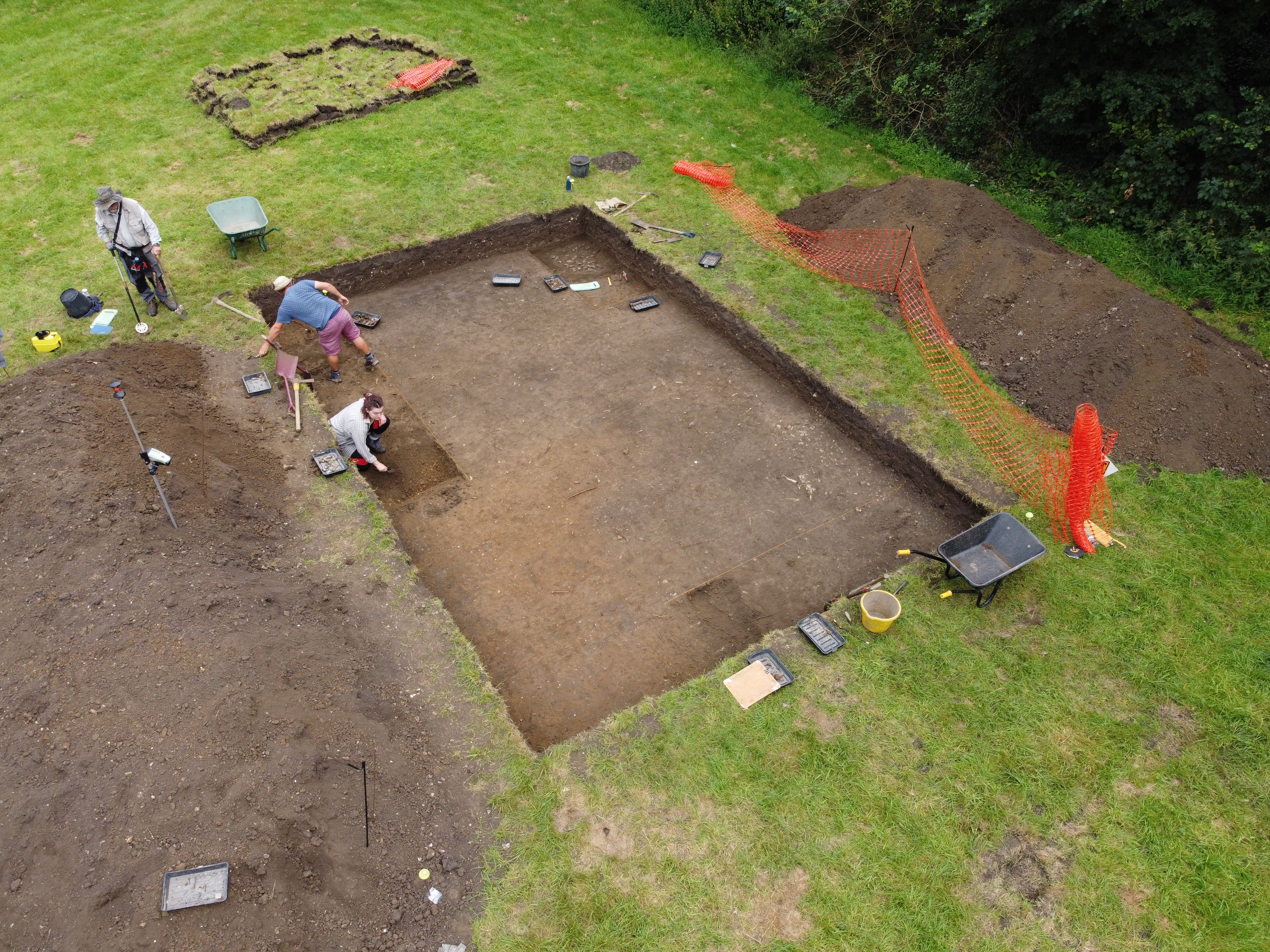 University of Reading archaeologists are working to uncover extensive remains of the large monastery established in around 700AD