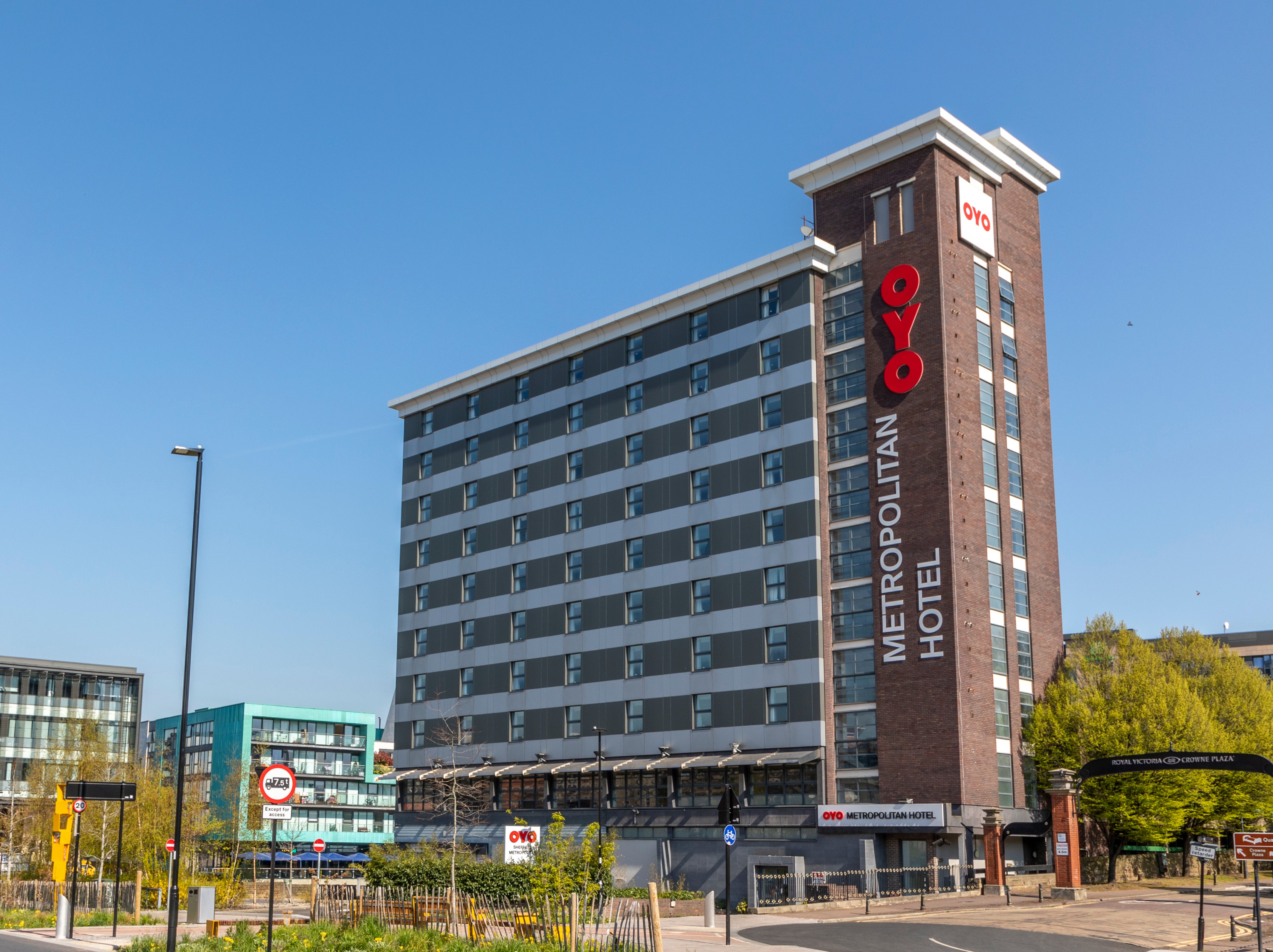 <p>The boy is reported to have fallen from the ninth floor of Sheffield's OYO Metropolitan hotel earlier this week </p>