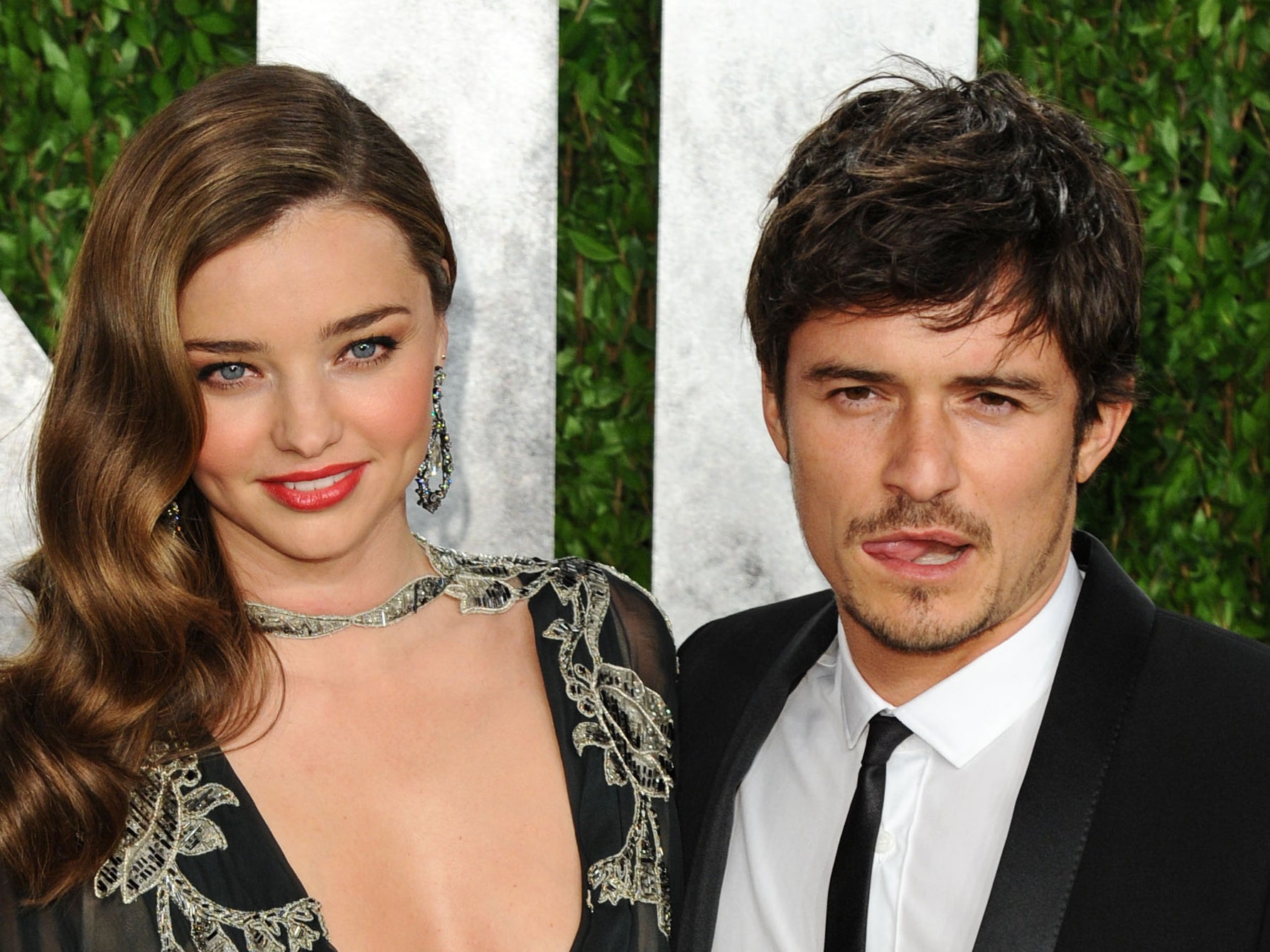 <p>Miranda Kerr and Orlando Bloom in 2013</p>