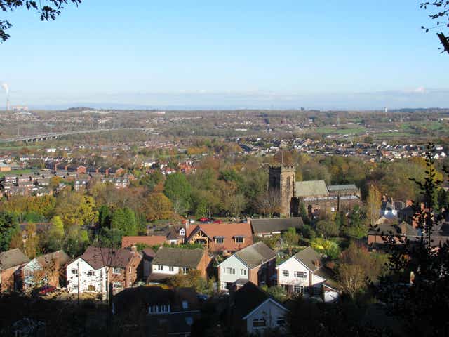 <p>Small town charm: Frodsham in Cheshire</p>