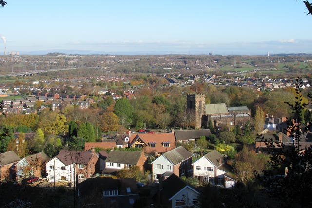 <p>Small town charm: Frodsham in Cheshire</p>