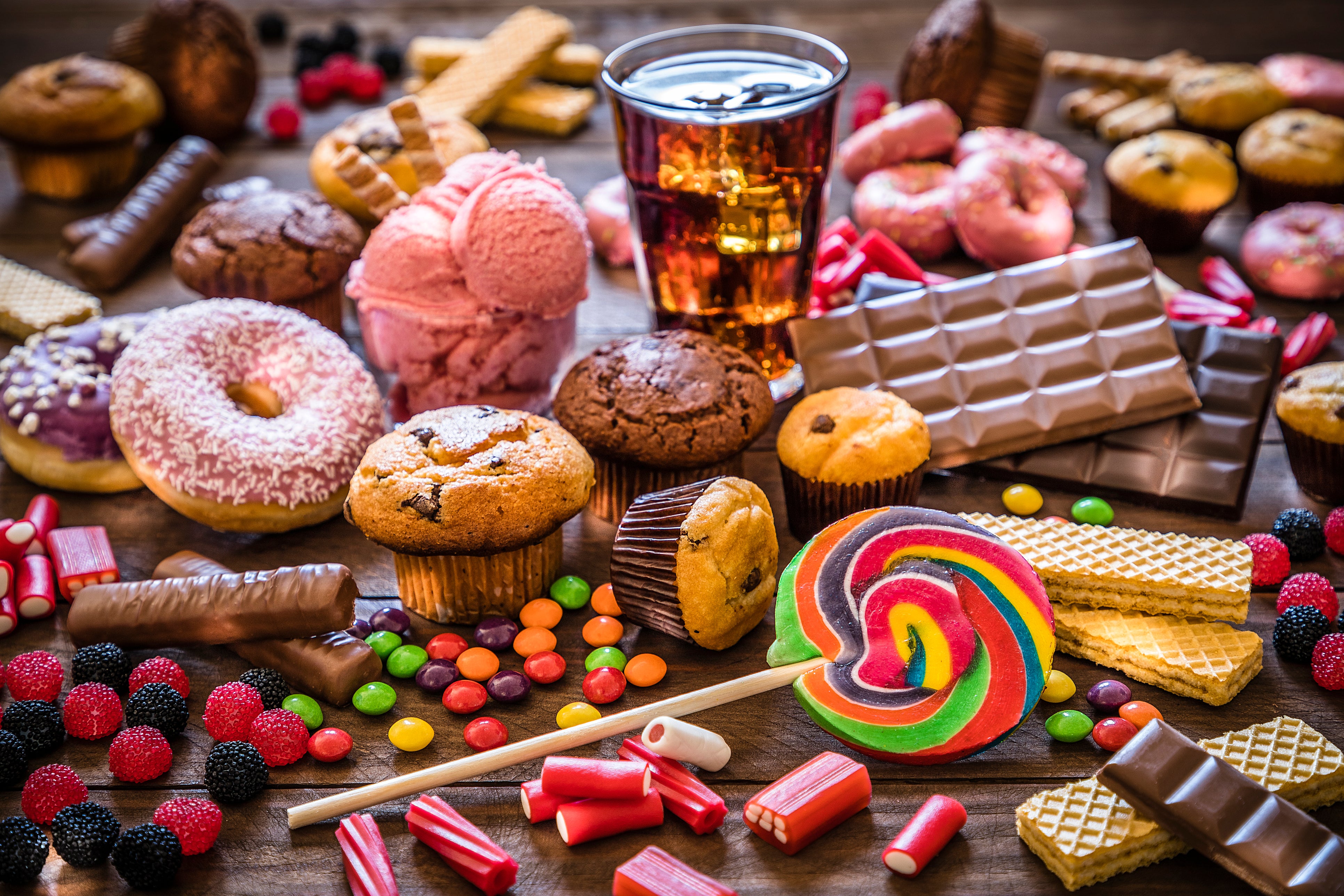 Sugar makes the brain release the pleasure chemical dopamine