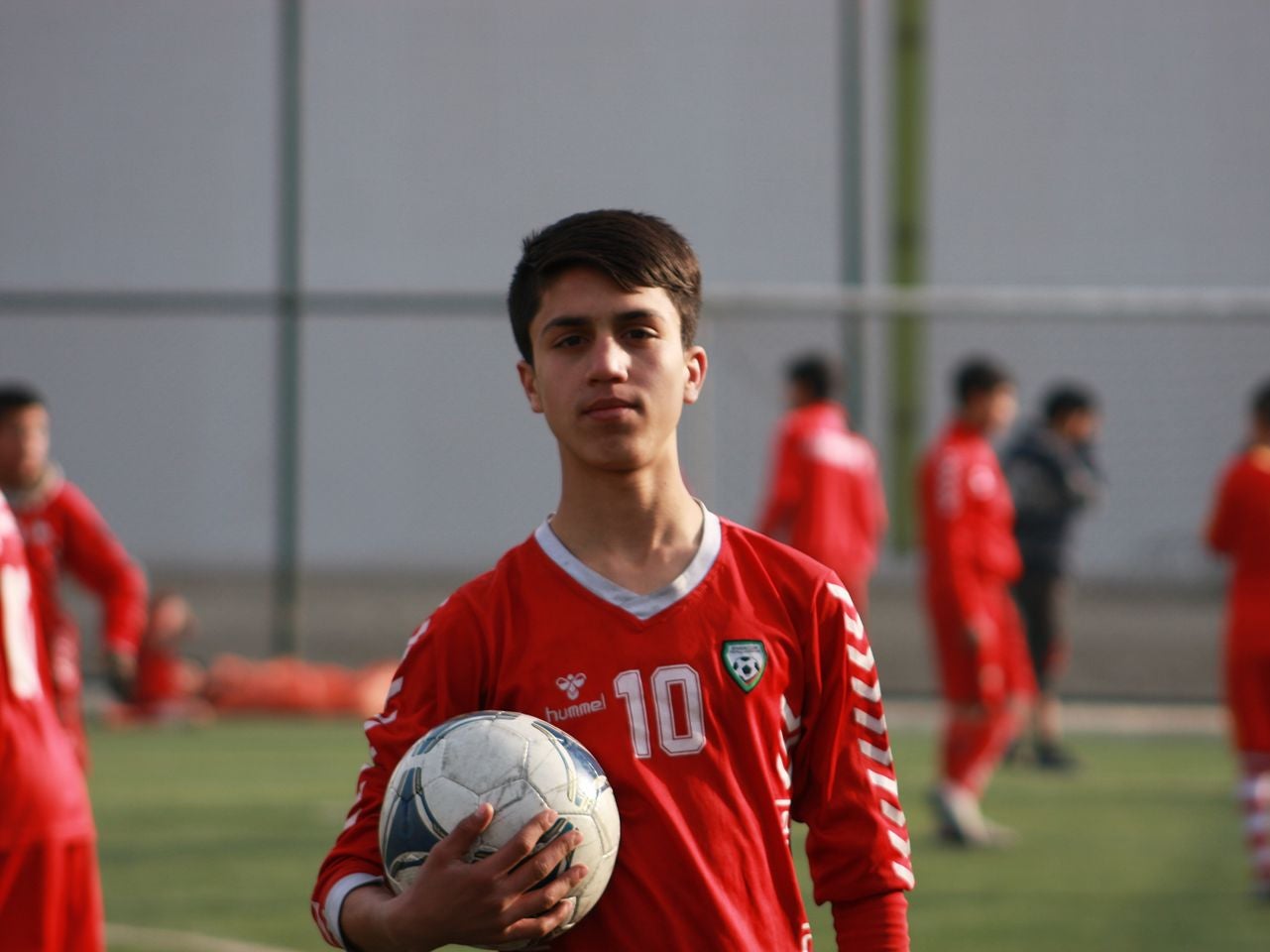 <p>Zaki was once a footballer for the Afghan national youth team </p>