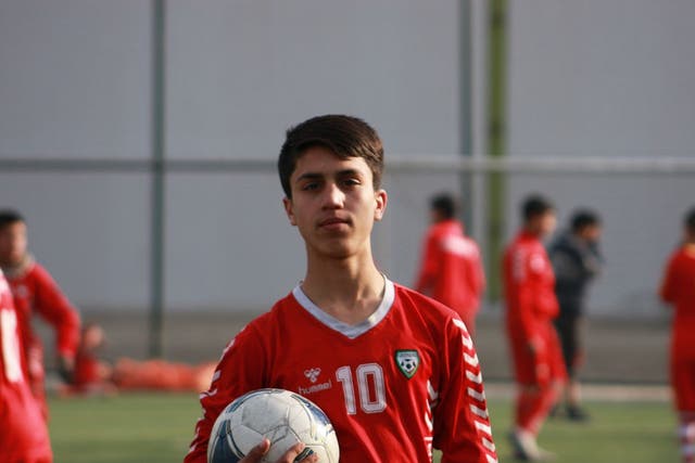 <p>Zaki was once a footballer for the Afghan national youth team </p>