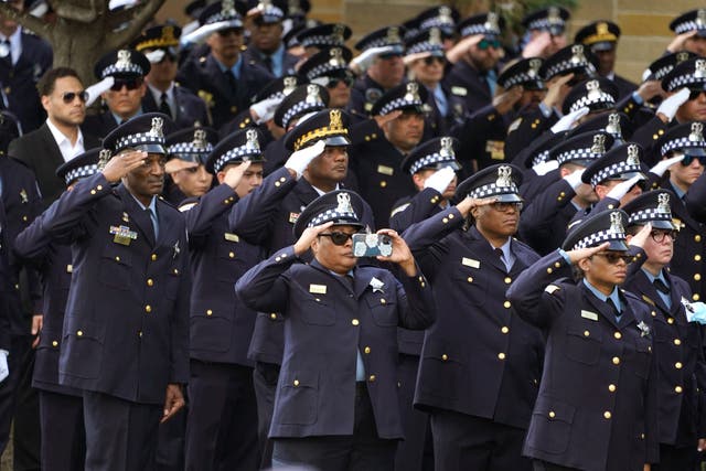 Chicago Police-Officers Shot-Funeral