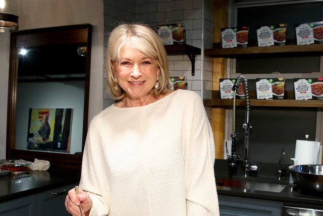 <p>Martha Stewart has revealed how to make a turkey with a T-shirt </p>