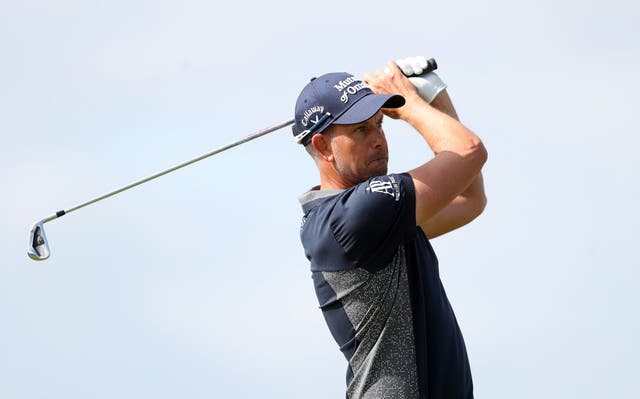 Henrik Stenson claimed a share of the lead on day one of the D+D Real Czech Masters (David Davies/PA)