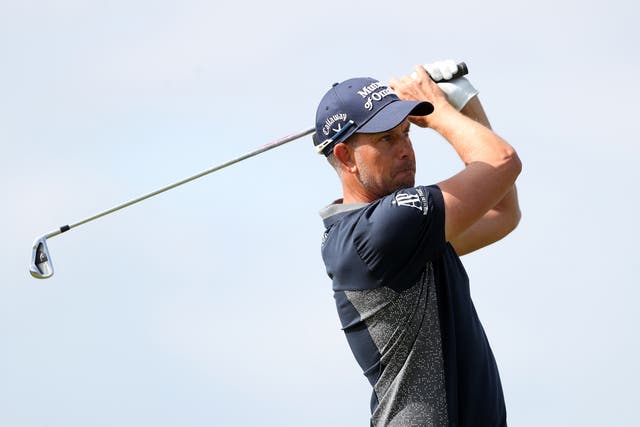Henrik Stenson claimed a share of the lead on day one of the D+D Real Czech Masters (David Davies/PA)