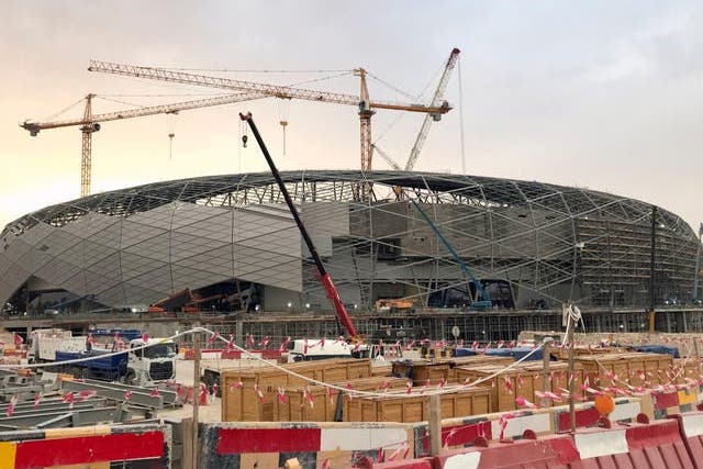 <p>A World Cup stadium in Qatar</p>