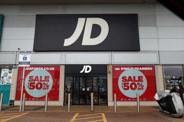 JD Sports was one of the companies to receive only one star out of five in the survey (Steve Paston/PA)