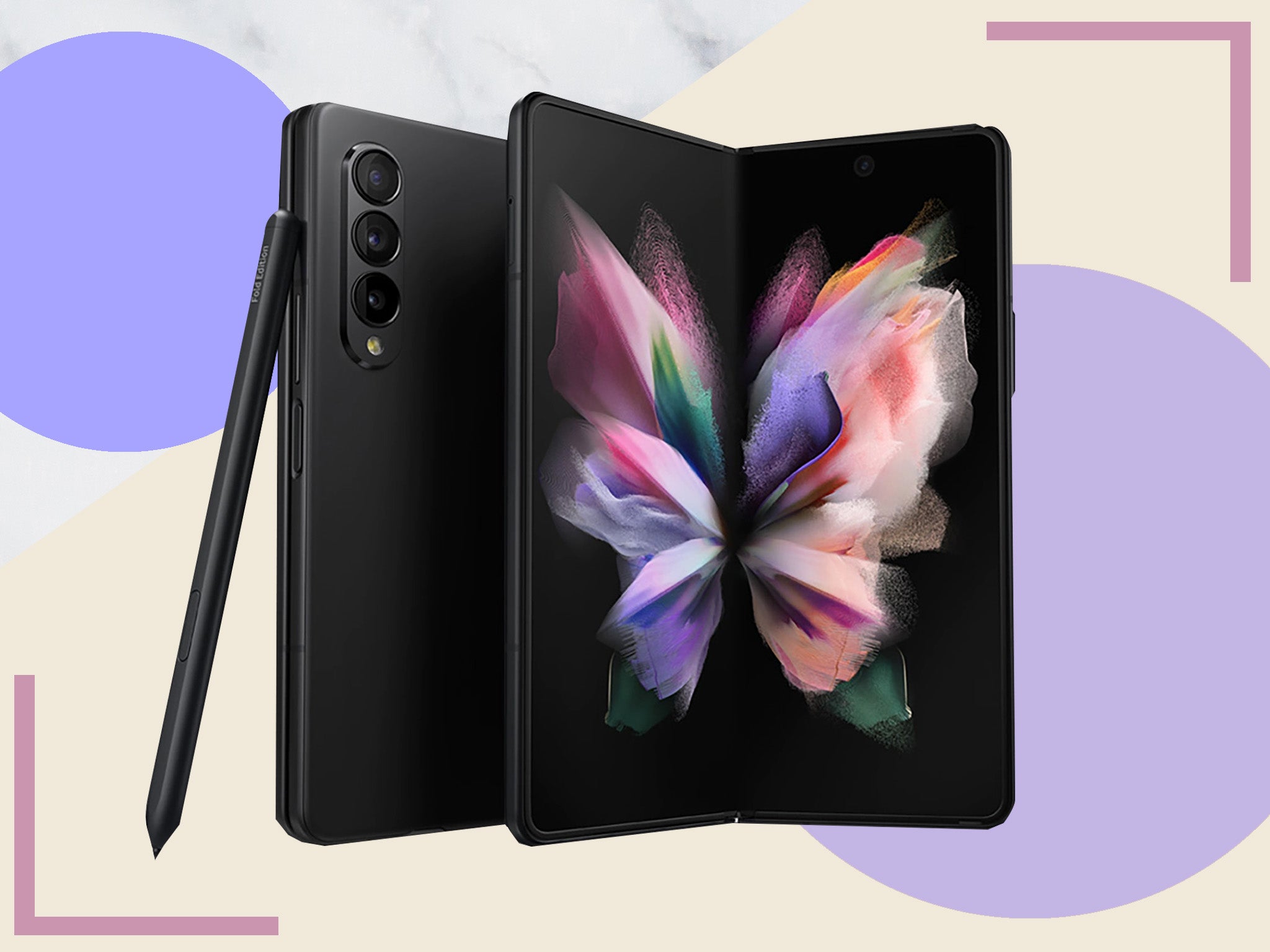 The new and improved Samsung Galaxy Z Fold 3 folds open like a book, boosting two high-quality screens
