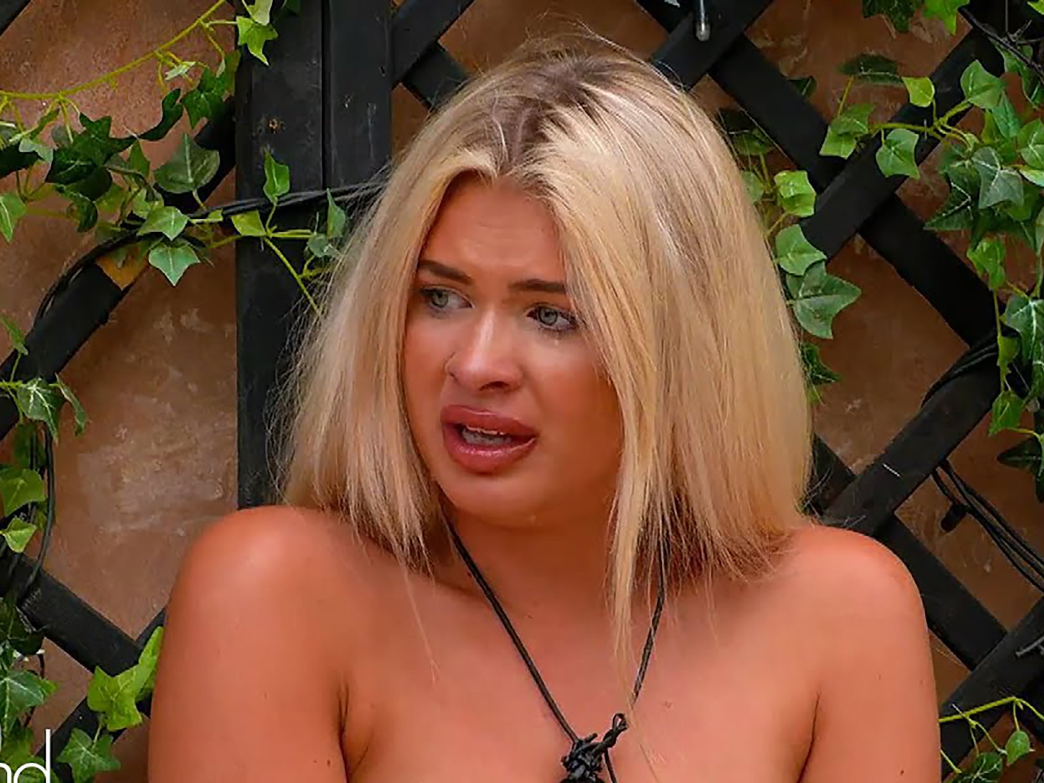 Liberty cries in the most recent episode of ‘Love Island'