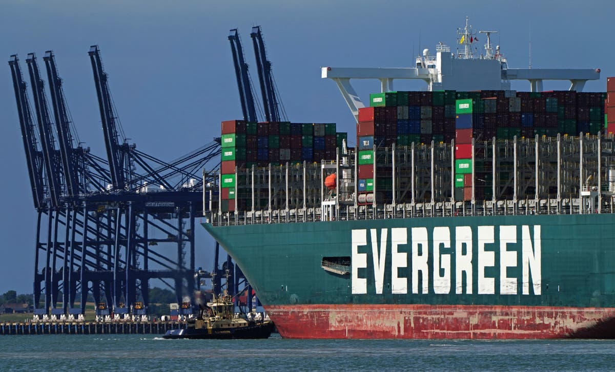 Ship which blocked Suez Canal is going back through world’s most famous waterway