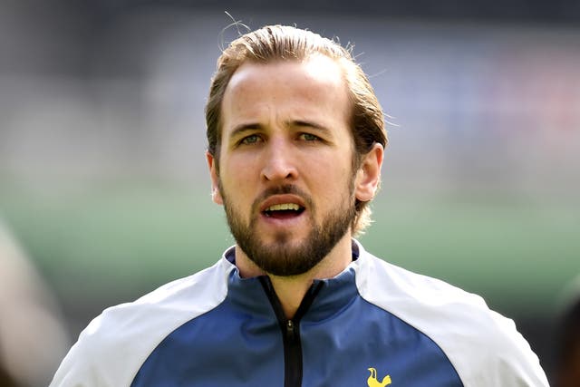 Harry Kane has been building up his fitness after his late return from holiday (Peter Powell/PA)