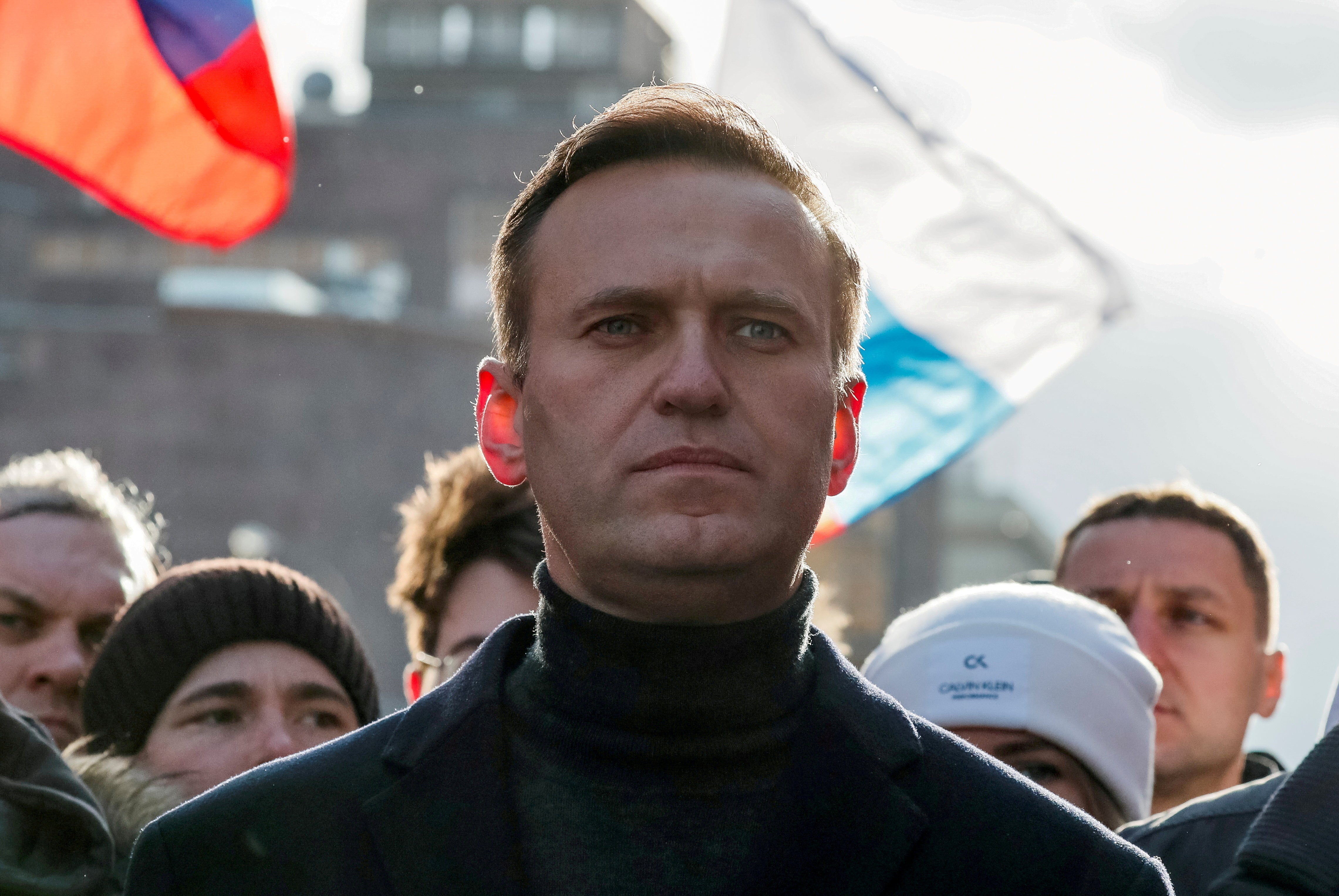 Russian opposition politician Alexei Navalny who fell ill on a flight last year found to have been novichok poisoning