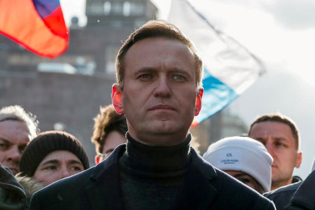 <p>Russian opposition politician Alexei Navalny who fell ill on a flight last year found to have been novichok poisoning </p>