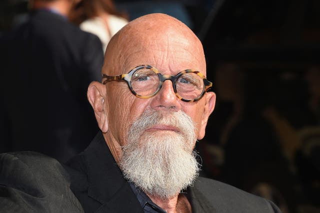 <p>Chuck Close before a talk show appearance in  2015</p>
