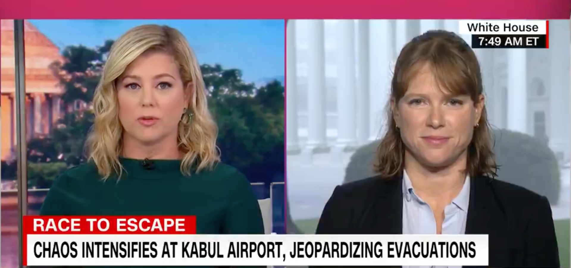 Kate Bedingfield on CNN.