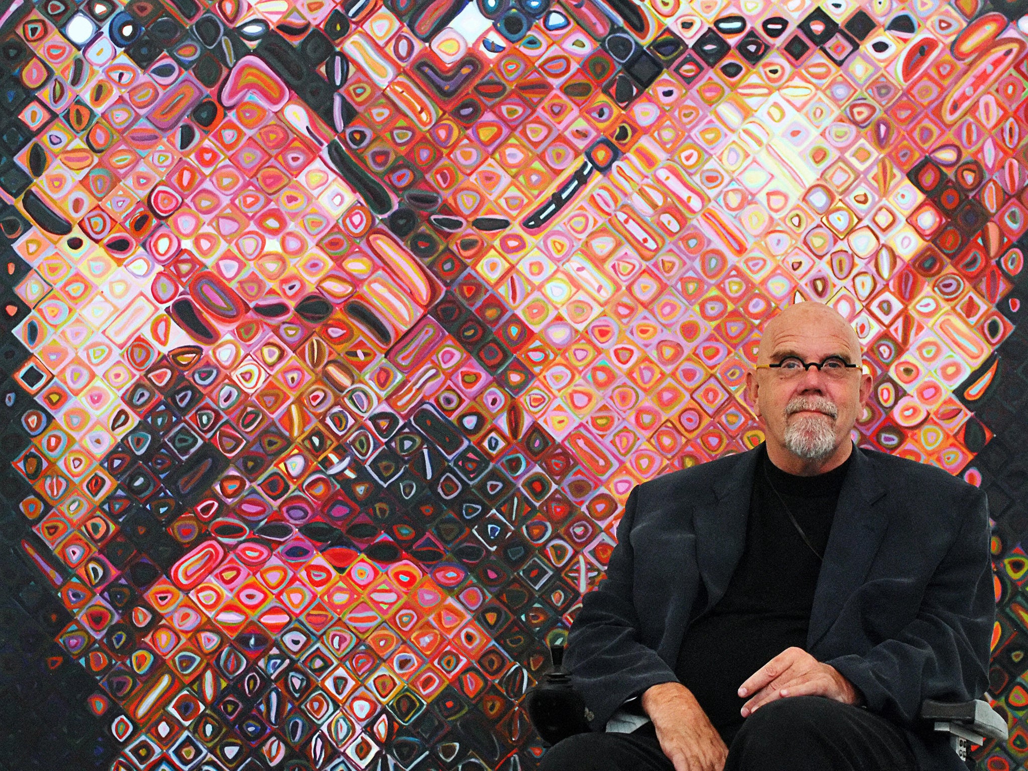 chuck close famous paintings the eye