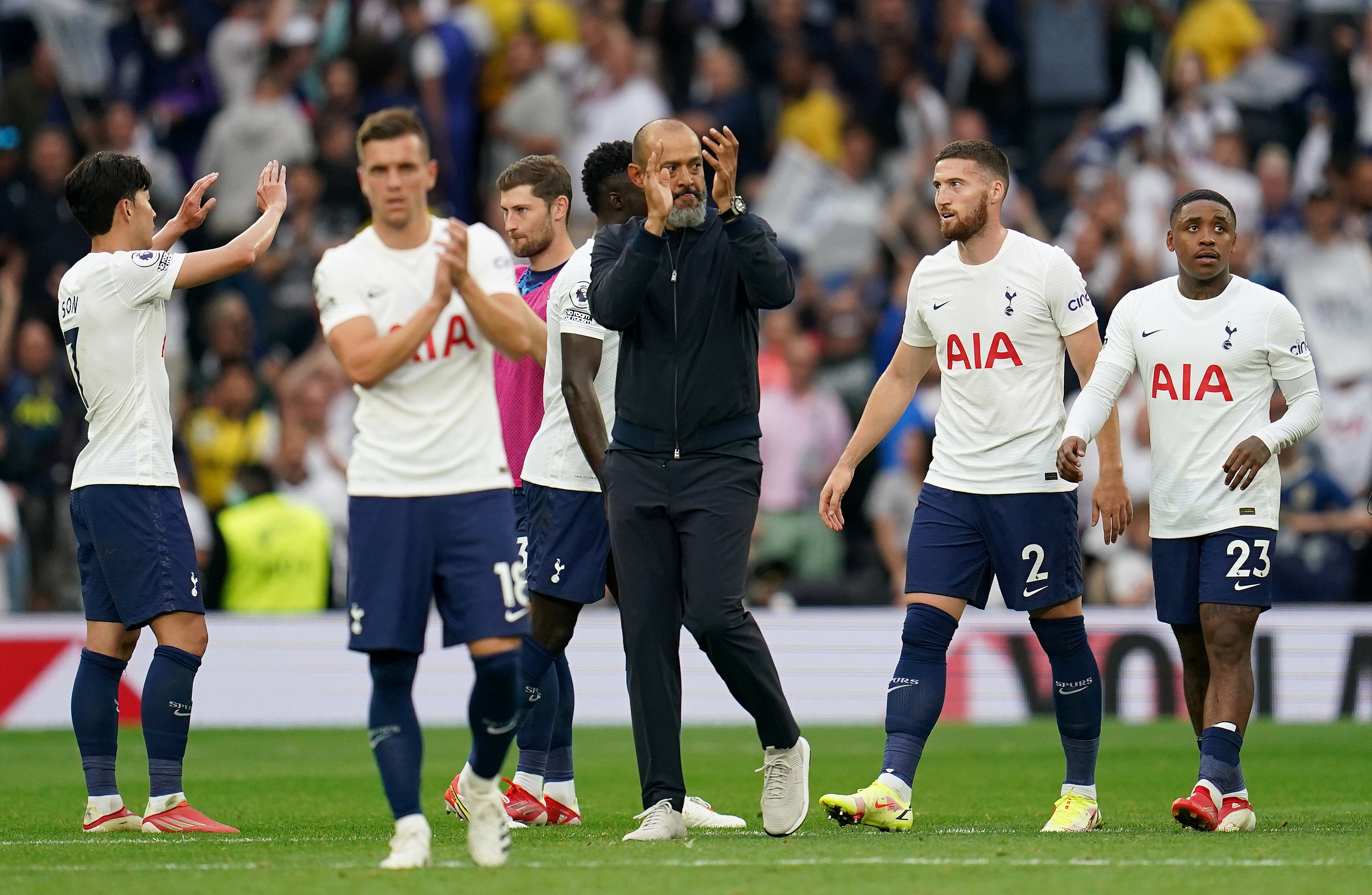 Tottenham beat Manchester City on the opening weekend (Nick Potts/PA)