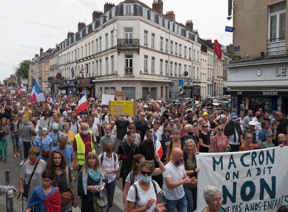 CORONAVIRUS-FRANCIA-PROTESTAS