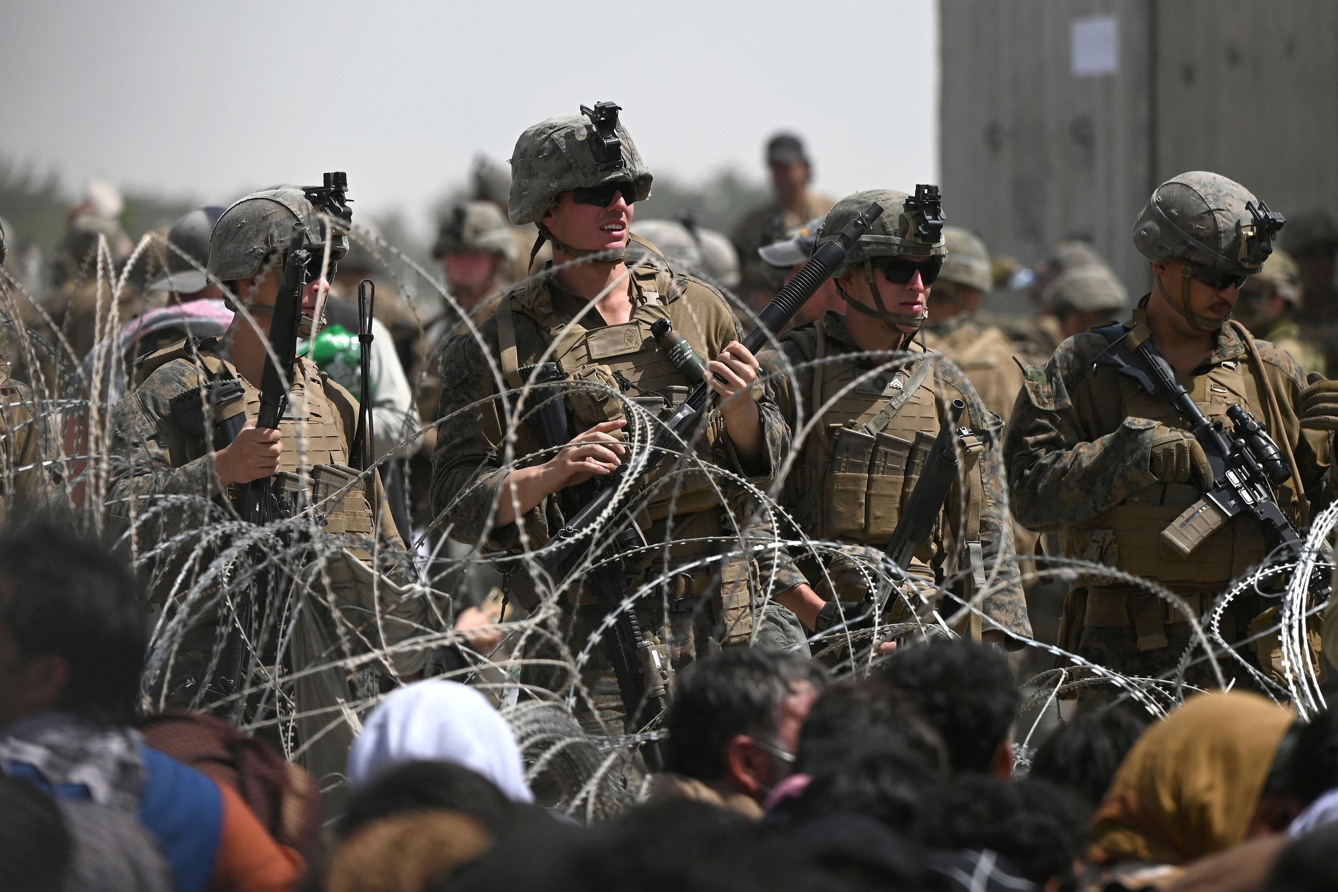 US forces at the Kabul airport