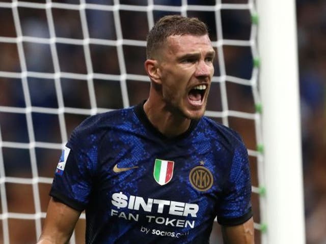 <p>Dzeko netted on his first start for Inter </p>