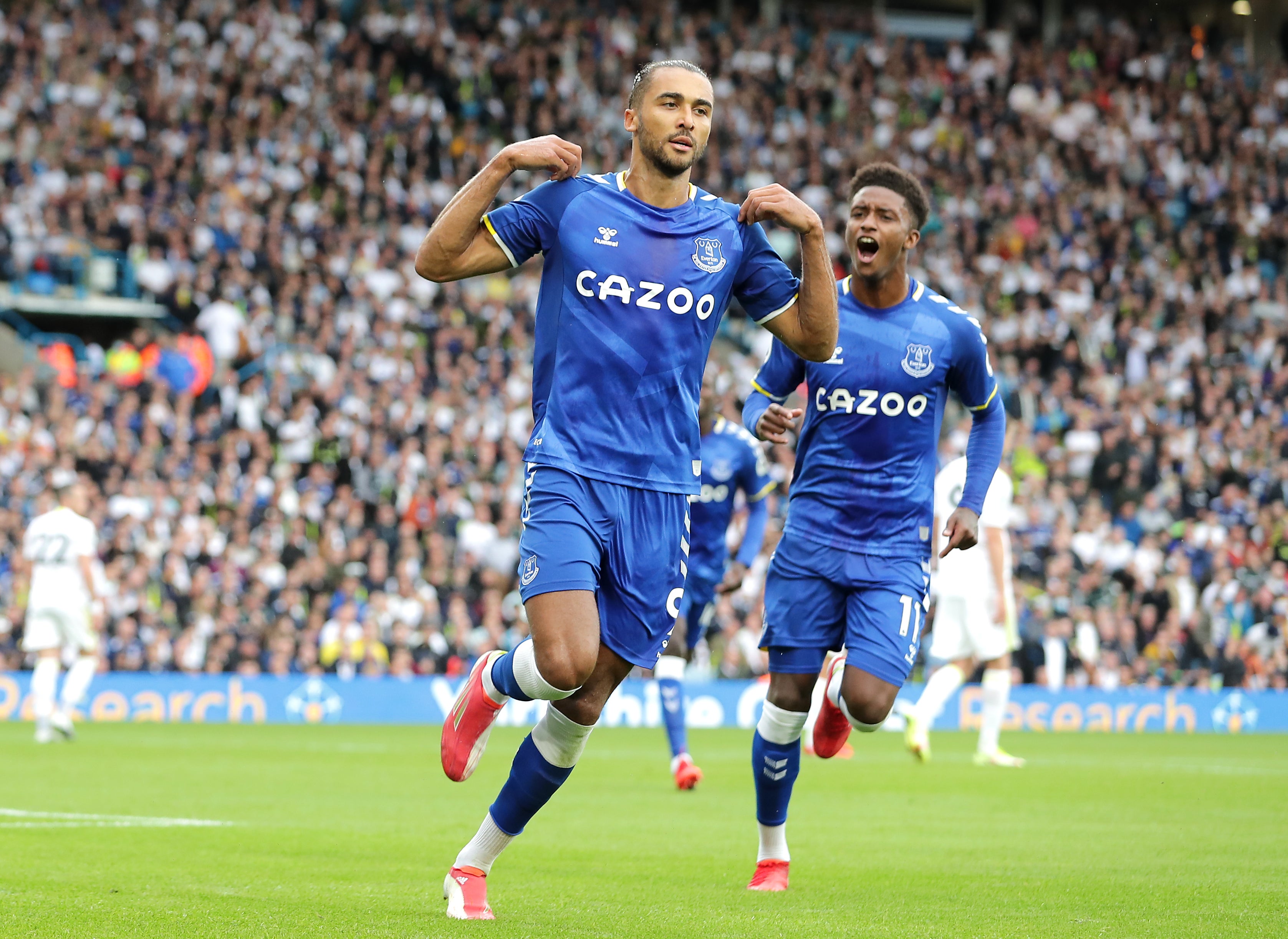 Dominic Calvert-Lewin (left) was on the score sheet again for Everton (Richard Sellers/PA)