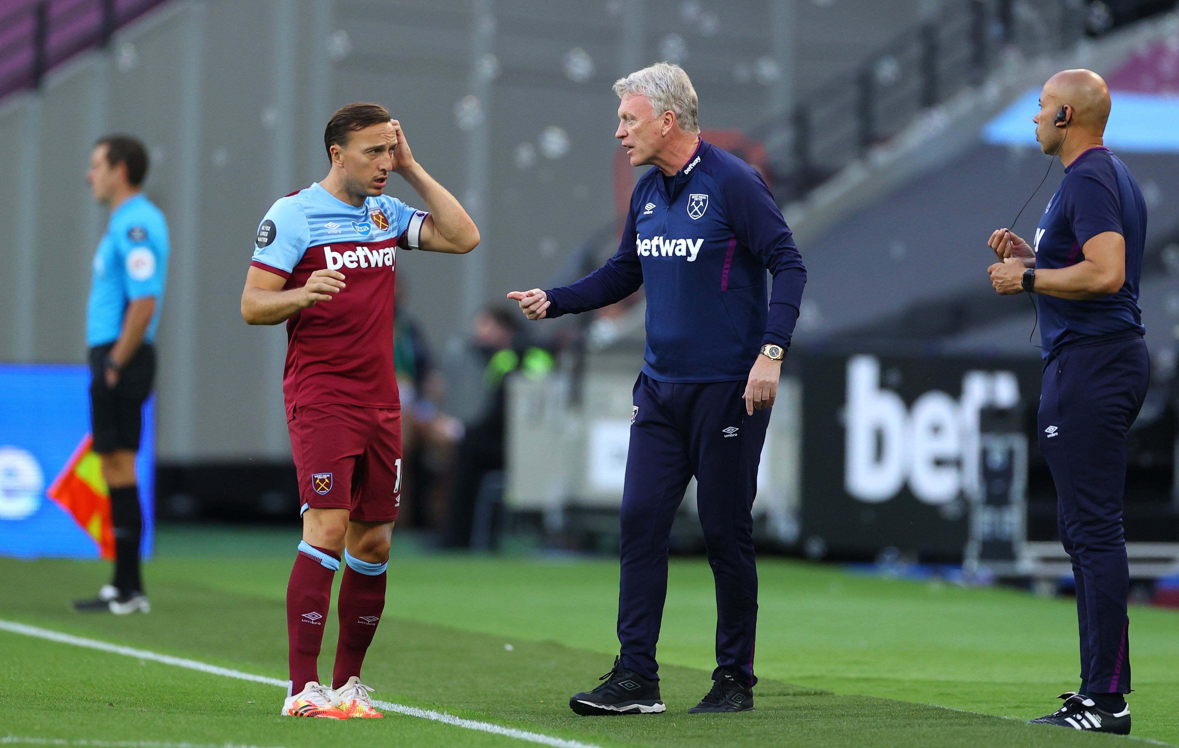 Mark Noble (left) is in his final season as a West Ham player (Richard Heathcote/NMC Pool/PA)
