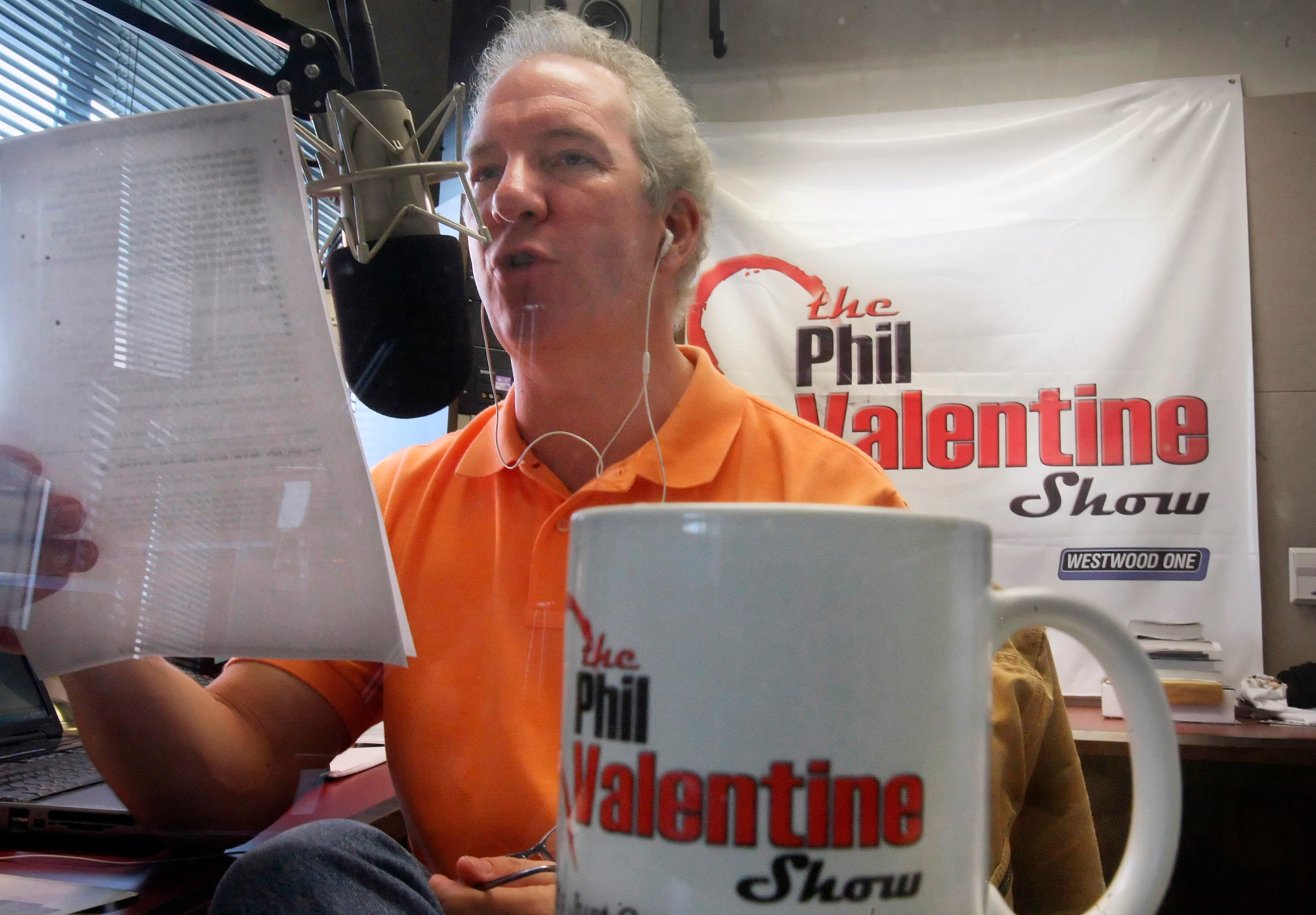 Conservative talk show host Phil Valentine