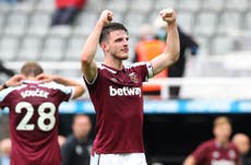 Declan Rice: ‘I wouldn’t sell him for £100 million’, claims West Ham coach