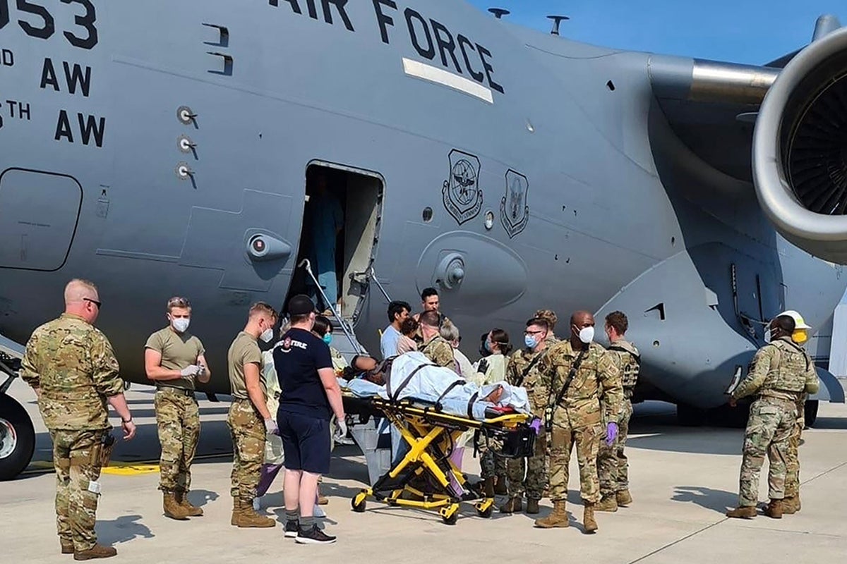 An Afghan baby girl was named ‘Reach’ after the C-17 Globemaster’s call name ‘Reach 828’