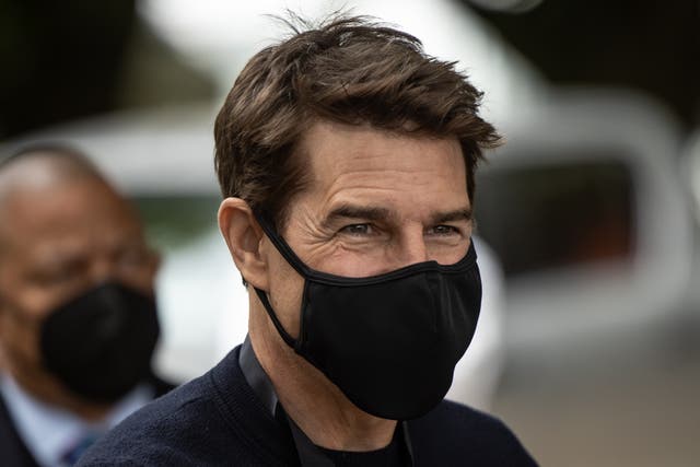 <p>Tom Cruise pictured at Chichester’s Goodwood Festival of Speed in July 2021</p>