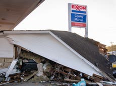 Tennessee flooding: Pictures show ‘devastating loss’ as search begins for more than 40 missing