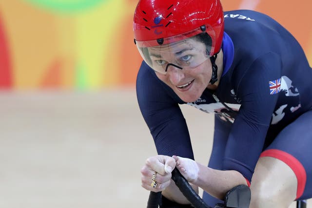 <p>Great Britain’s Sarah Storey is competing in the C5 individual pursuit, C5 time trial and C4-5 road race events in Tokyo </p>