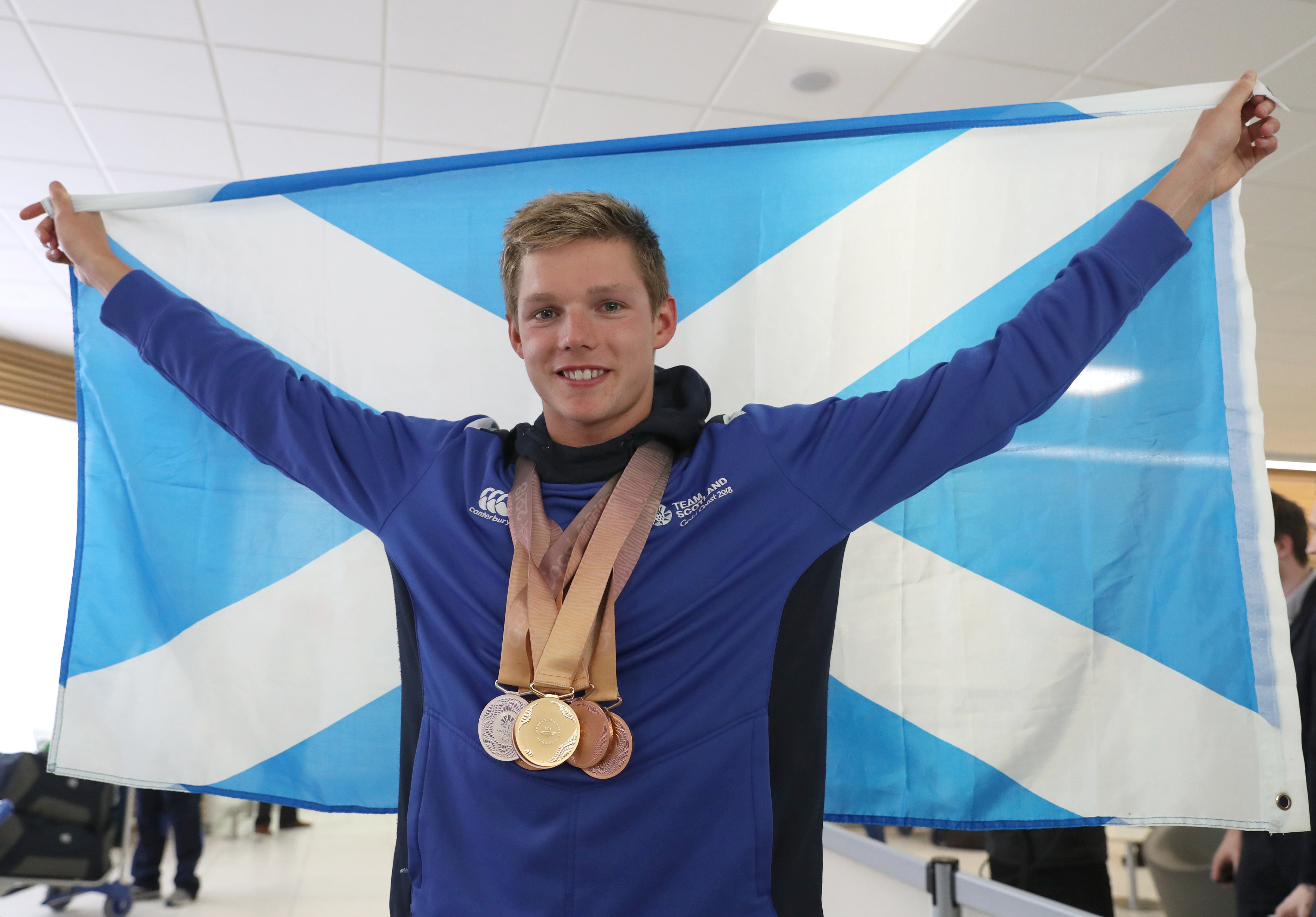 Duncan Scott won six medals for Scotland in 2018 (Andrew Milligan/PA)