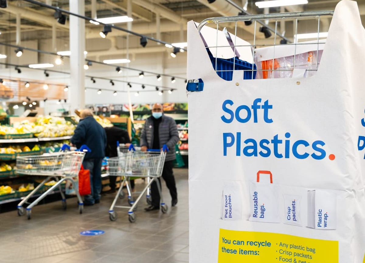 Tesco rolls out recycling points for soft plastic packaging to all large  stores | The Independent