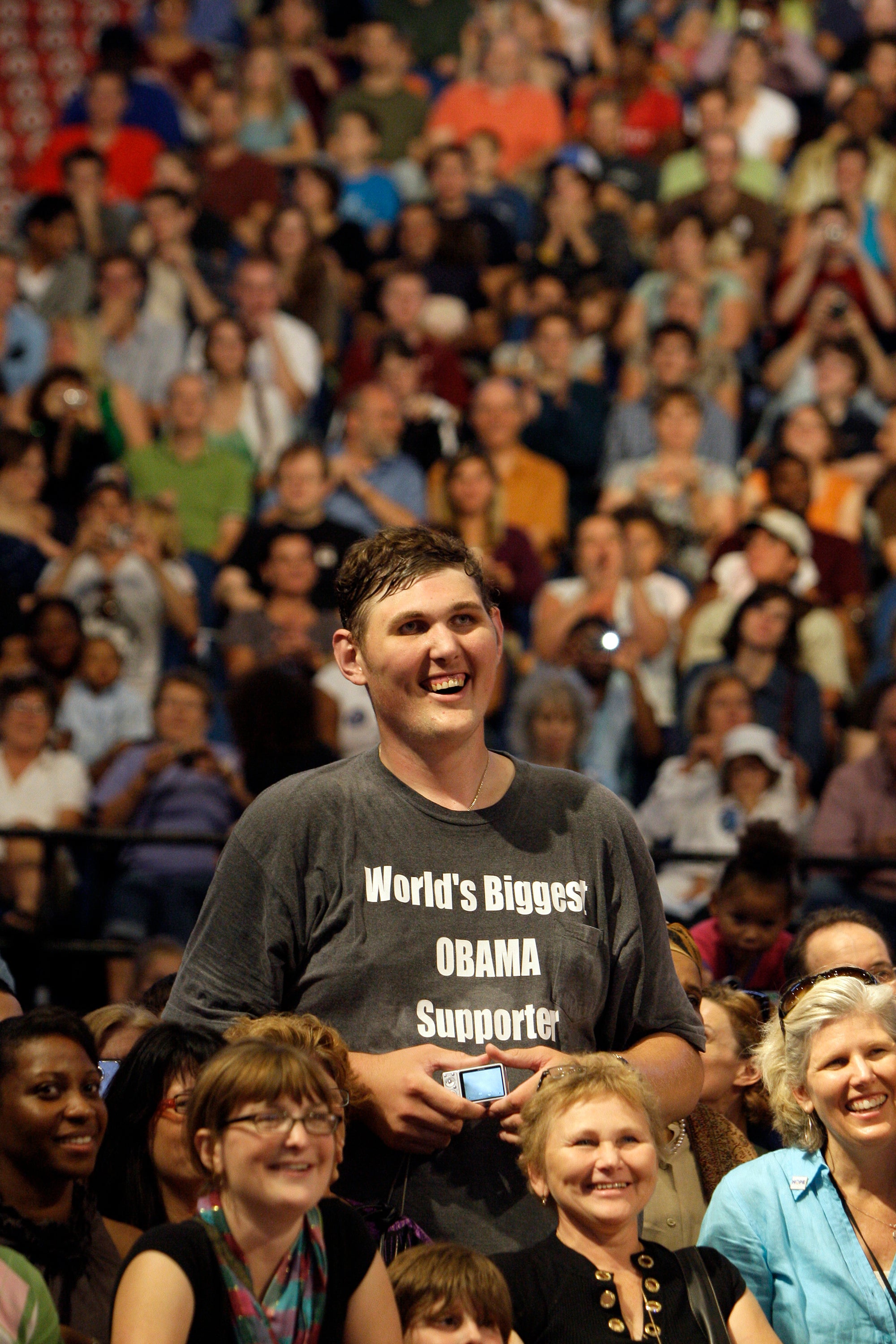 File: Igor Vovkovinskiy during president Barack Obama’s rally in Minneapolis in September 2009